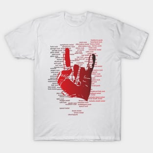 Rock styles list v.2 T-Shirt